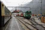 MOB/TPF: Grosser Bahnhof Montbovon am 9.