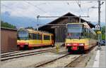 Wann fährt der nächste Zug?  Diese Frage konnte am Bahnhof von Orbe lange Zeit nicht beantwortet werden, doch nun steht der OC / TRAVYS Be 4/8 004 (94 80 0450 004-7) aufgebügelt in