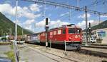 RhB Ge 6/6 II Nr.706 in Bever am 17.08.2009.