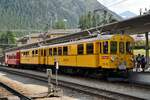 RhB ABe 4/4 Nr.30 und Nr.31 in Samedan am 20.08.2009.