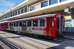 Der 4-achsige RhB Einheitswagen I (EW I) - B 2317  B�renland Arosa , ein 2.