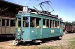 Straßenbahn Be 2/2 Nr.201 aus Basel 1922 in Dienst gestellt in Sentheim bei der Museumsbahn Train Thur Doller Alsace, Dolltalbahn am 07.08.1979.