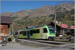 Der TPC ASD ABe 4/8 472 verlässt Les Diablerets als R71 431 nach Aigle.