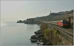 Ein abendliches Licht und Schattenspiel am Ufer des Lac L�man.