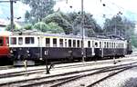 OeBB BDe 2/4 Nr.203 in Balsthal am 26.08.1984.