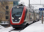 SBB: Bombardier  Twindexxdoppeltraktion  auf Testfahrt in Grenchen am 24.