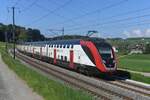 2025-04-30.SBB CFF FFS Granges-Veveyse  Automotrice à deux étages Bombardier Twindexx  RABe 502 202    © la photo vous intéresse merci de me contacter  photos-vietti-violi@ik.me