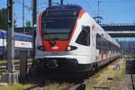 SBB 521 024 steht am 23 Mai 2026 in Brugg AG abgestellt.