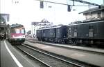 SBB 540 und De 4/4 Nr.1679 und Ae 3/5 Nr.10 217 in Rorschach Hafen am 06.09.1998.