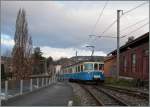 Etwas MOB in Blonay: ein zweites Mal lies ich mich nicht erwischen und hatte den Fotoapparat zur Hand, als der MOB ABDe 8/8 4001 von Vevey kommend in Blonay durchfuhr.