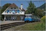 Viele Jahre später fotografierte ich wieder einen MOB ABDe 8/8 in Fontanivent; der ABDe 8/8   4004 ist auf dem Weg nach Montreux und die Gleisanlage ist  vereinfacht  worden. Der ABDe 8/8  Bern  dürfte zu diesem Zeitpunkt bereits verschrottet worden sein.  

21. Aug. 2018