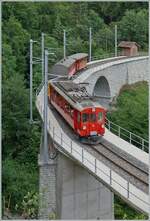 Das  Festival Suisse de la vapeur  (Schweizer Dampffestival 2025) zeigt auch immer wieder herrliche elektrische Züge, wie hier den Rhb Bernina Bahn ABe 4/4 I 35 der Blonay Chamby Bahn mit seinem