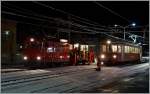 Gerade genug Schnee, dass in Blonay die HGe 2/2 N� 1 aus dem D�p�t geholt wurde.