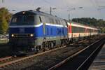 VIS 218 467 durchfahrt am 23 September 2025 mit ein Sonderzug H�nfeld.