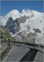 Dort wo die Gornergratbahn endet, begingt die grandiose Aussicht...