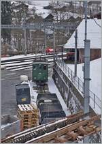 Ein etwas anderer Blick auf die WAB He 2/2 N° 52 in Lauterbrunnen. 

16. Jan. 2024