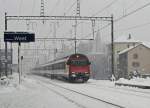 SBB: Zwei Tage nach Weihnachten ist in Solothurn der erste Schnee am Morgen des 27.