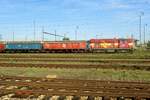 ZSSK 742 023 rangiert am 12 September 2018 in Sturovo.