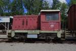 CD 703 031 steht am 12 Juni 2022 ins Eisenbahnmuseum von Luzna u Rakovnika.