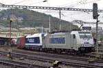 Mit ein 761er steht Metrans 386 023 am 19 September 2017 in Bratislava hl.st.