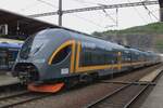 Regiojet 665 001 verlasst am 27 Mai 2025 Usti nad Labem als Rychlyk nach CHeb �ber Chomutov.
