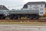 Drehgestell-Sch�ttgutkippwagen mit pneumatischer Bet�tigung und vier Rads�tzen der Gattung  Uas - deutsche Gattung Fas (33 54 9300 022-8 CZ-RCO) der tschechischen  Vermietungsfirma Railco  a.s.